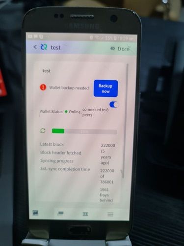 Experimental Cryptopower Android build tested on a real device