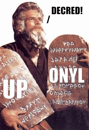 Interpretation of the UP ONYL paradigm by @Void